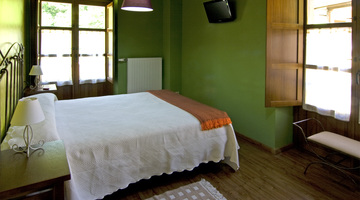 Imagen de habitación color verde